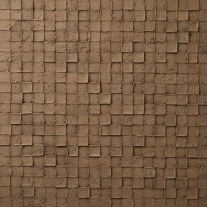 Monolithic Echoes Of Earth: A Singular Study In Eroded Geometric Relief — David Moreau, Plaster & Texture Art