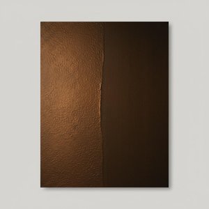 Fragmented Bronze Horizon: A Monumental Study In Earthly Light And Shadow — David Moreau, Plaster & Texture Art