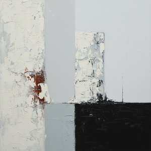 Fragmented Monolith: A Study Of Architectural Decay And Silent Melancholy — David Moreau, Plaster & Texture Art