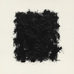 Heavy Obsidian Relief Against A Pale Void — Christian Noiret