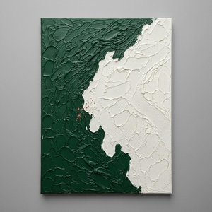 Fragmented Tectonic Silence: A Monumental Study In Deep Forest And Ivory Relief — David Moreau