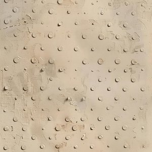 Rhythmic Reliefs In Sand And Warm Umber — David Moreau, Plaster & Texture Art