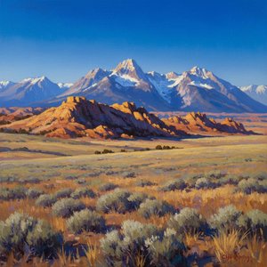 Eternal Solitude: Golden Light Over the High Plains