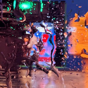 Fractured Refractions Of Light Through A Prismatic Veil Of Liquid Chaos — Caroline Pelletier