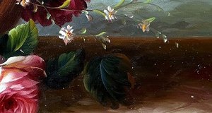 Romantic Floral Still Life With Blossoms