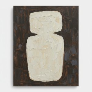 Monolithic Ivory Form Amidst The Silent Shadows Of An Eternal Earthly Void — Laurent Vionnet