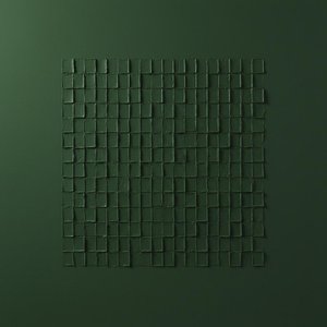 Monolithic Moss: A Singular Study In Organic Geometry And Deep Forest Relief — Laurent Vionnet, Minimalist Art