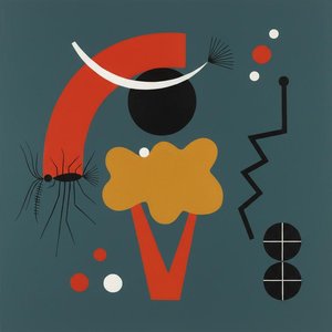 Celestial Equilibrium: A Biomorphic Symphony In Slate And Ochre — Marc Duvallier