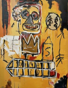 Fragmented Totem In Ochre: A Singular Expression Of Primordial Chaos And Spirit — Laurent Fabre, Neo-abstract Expressionism