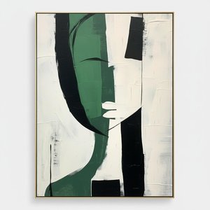 Monolithic Silence: A Meditative Study In Sage And Sculpted Shadow — Laurent Fabre