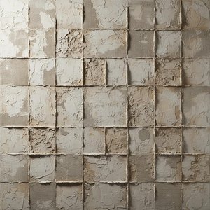 Eroded Monolith: A Meditative Study Of Tesselated Earth And Timeless Architectural Decay — David Moreau, Contemporary Abstraction