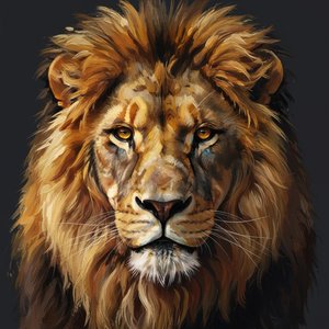 Golden Sovereign: A Monumental Study Of Majestic Strength And Eternal Amber Light — Christian Noiret