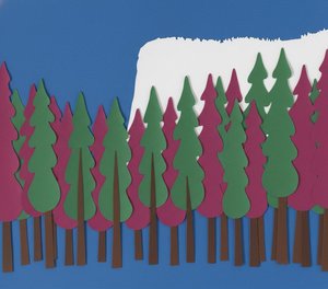 Rhythmic Silhouettes In Azure And Magenta — Baptiste Guérin