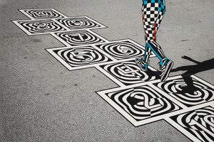 Sequential Rhythm In Cyan And Shadow: A Singular Path — Jacques Villedieu