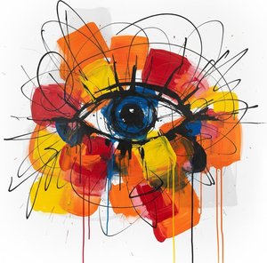 Celestial Iris In Radiant Chaos: A Singular Vision Of Primal Light — Christian Noiret