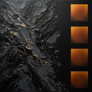 Ethereal Embers Amidst The Turbulent Shadows Of A Gilded Monolith — David Moreau