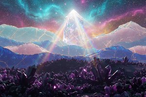 The Monolith Of Prismatic Dawn — Hélène Dubois