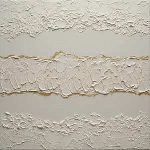 Gilded Strata: A Monumental Study Of Sculptural Relief And Silent Earthly Echoes — David Moreau