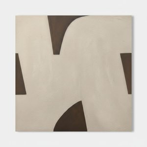 Monolithic Echoes In Umber And Cream: A Meditative Study Of Organic Tension — Laurent Fabre