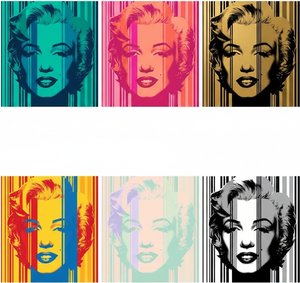 Prismatic Multiplicity: A Chromatic Sequence Of Iconic Silhouettes In Geometric Harmony — Élise Muller