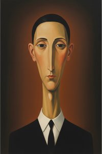 The Silent Monolith: An Elongated Study In Ochre And Shadow — Marc Duvallier