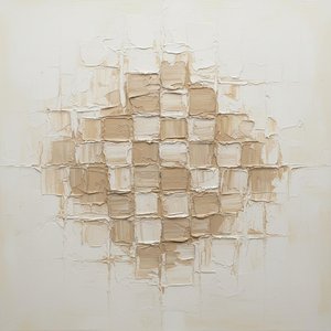 Monolithic Fragments In Sanded Relief: A Meditative Study Of Textured Silence — David Moreau