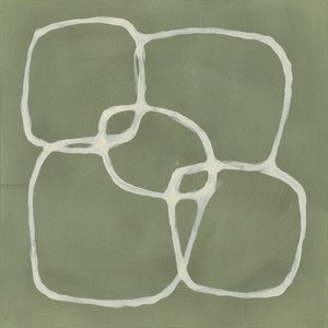 Eternal Interlocking Loops In Muted Olive And Distressed Cream Monolith — Laurent Vionnet