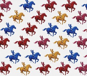 Rhythmic Cadence Of Primary Gallop In A Spontaneous Painterly Tessellation — Julien Vasseur