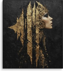 Fragmented Radiance: A Monolithic Study Of Gilded Shadows And Eternal Melancholy — Christian Noiret