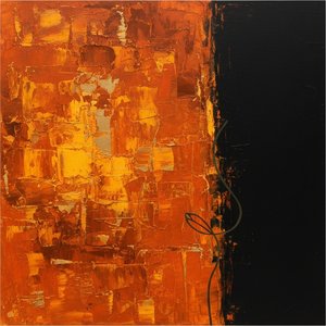 Luminous Amber Fragments Amidst The Silent Void Of An Eternal Midnight — Christian Noiret