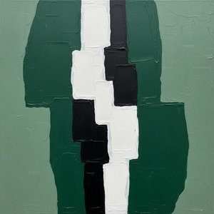 Silent Monolith: A Tectonic Exploration Of Verdant Layers And Achromatic Rhythm — Christian Noiret
