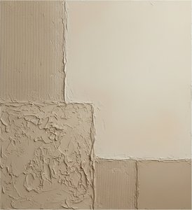 Monolithic Layers Of Sand And Silence In A Tactile Geometric Composition — David Moreau