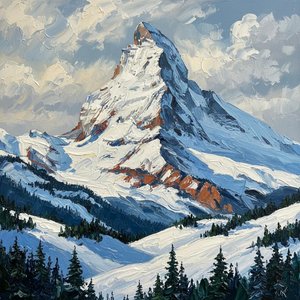 Monolith Of Eternal Frost: A Singular Vision Of Alpine Majesty And Light — Christian Noiret