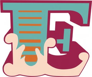 Interlocking Typographic Echoes In Burgundy And Teal With Spontaneous Peach Fluidity — Jean-paul Blanchet