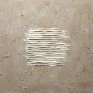 Monolithic Rhythms In Sanded Impasto: A Meditative Study Of Sculptural Earth Tones — David Moreau