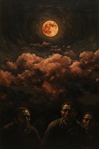 Shadowed Echoes Of The Amber Firmament — Jacques Villedieu, Romanticism / Late Works (dark Romantic)
