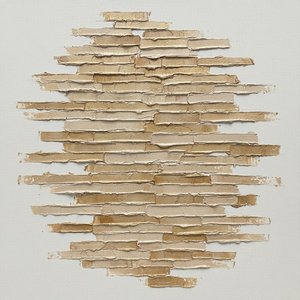 Monolithic Strata In Ochre And Sand: A Meditative Study Of Sculptural Earth — David Moreau
