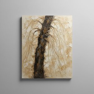 Monolithic Umber Tendrils: A Meditative Study Of Organic Form And Earthbound Silence — Laurent Roche