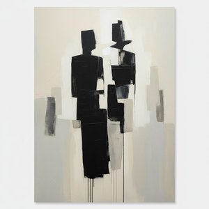 Monolithic Shadows In Silent Grey: A Singular Study Of Melancholic Form — Laurent Fabre