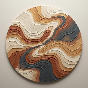 Earthen Undulations: A Meditative Symphony Of Sculptural Strata And Terracotta Tides — David Moreau