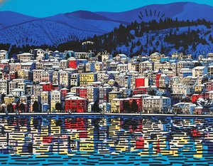 Rhythmic Resonance: The Urban Pulse In Primary Tones — Jacques Villedieu