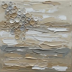 Ethereal Monolith: A Meditative Study In Sculptural Earth And Organic Form — David Moreau, Plaster & Texture Art