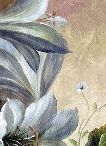Baroque Floral Still Life With Lilies And Roses