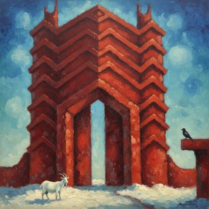 The Crimson Monolith: A Dream Of Cerulean Solitude — Marc Duvallier