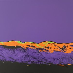 Eternal Twilight Over Monolithic Peaks In A Symphony Of Violet And Orange — Caroline Pelletier
