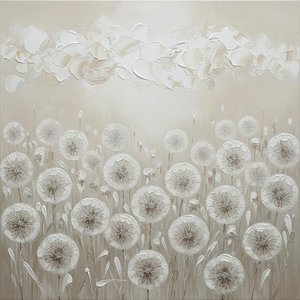 Ephemeral Whispers Of White: A Monochromatic Study In Sculptural Texture And Serenity — David Moreau, Plaster & Texture Art