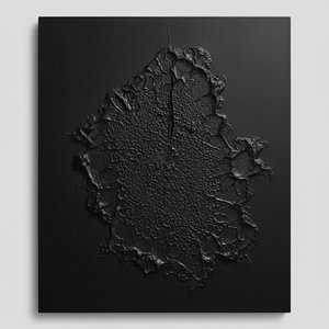Monolithic Obsidian Fracture: A Singular Study In Primordial Texture And Shadow — David Moreau