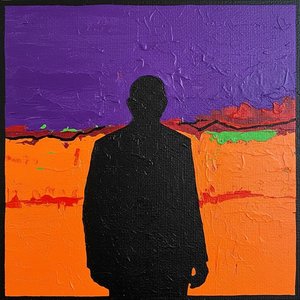 Eternal Silhouette Amidst The Vibrant Horizon Of Purple And Radiant Orange — Caroline Pelletier
