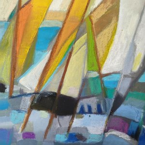 Fragmented Sails In Motion: A Spontaneous Study Of Light And Tectonic Energy — Charles Delorme