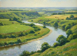 Luminous Currents Of The Verdant Valley: A Summer Solstice Study — Caroline Dumas